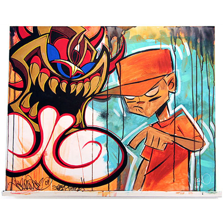 Biggie Smalls Live Painting by kaNO