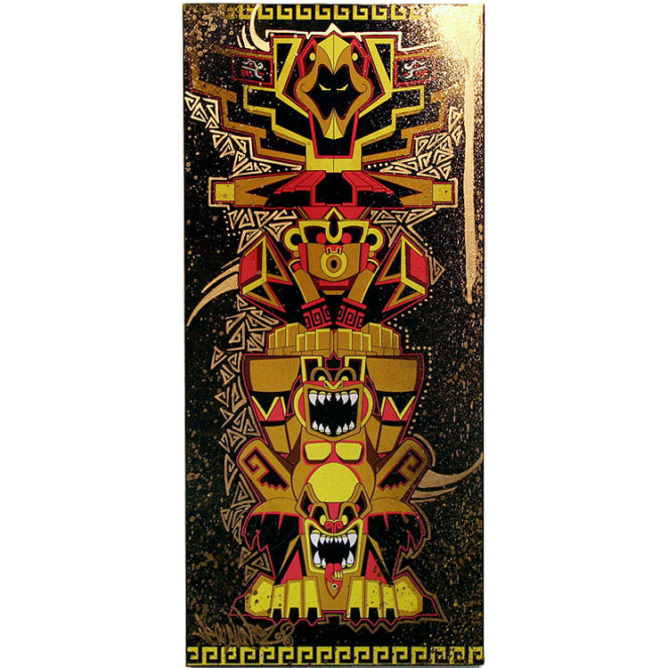 Totem Stack : Yellow by Jesse Hernandez