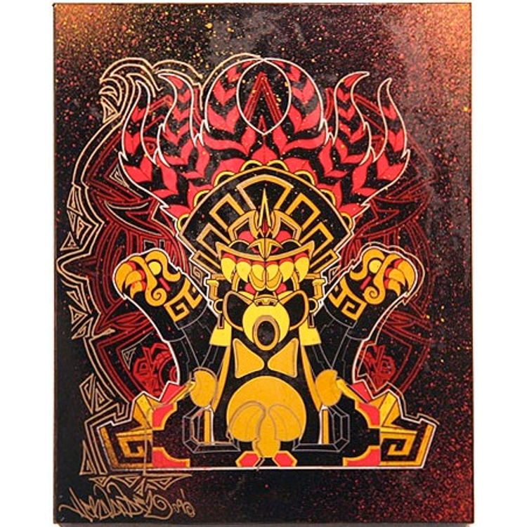 Ozomathtli : Orange by Jesse Hernandez