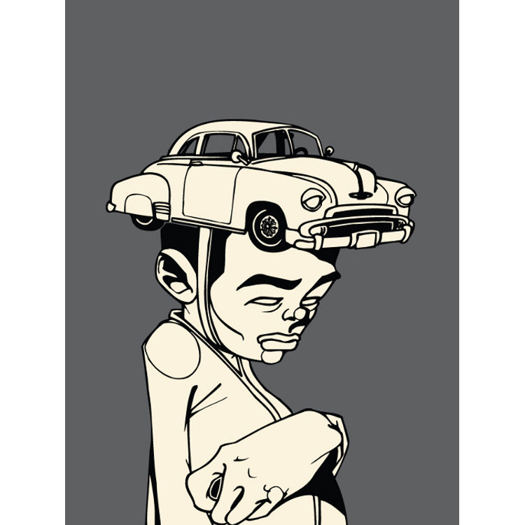 Car Head by Sam Flores