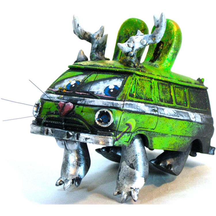 Jackalope Van - Green by Leecifer