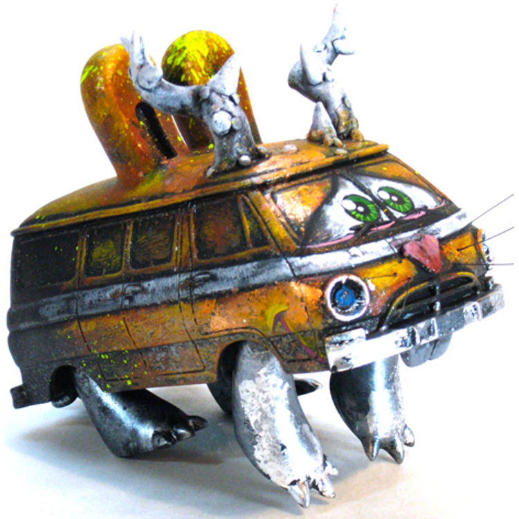 Jackalope Van - Yellow by Leecifer