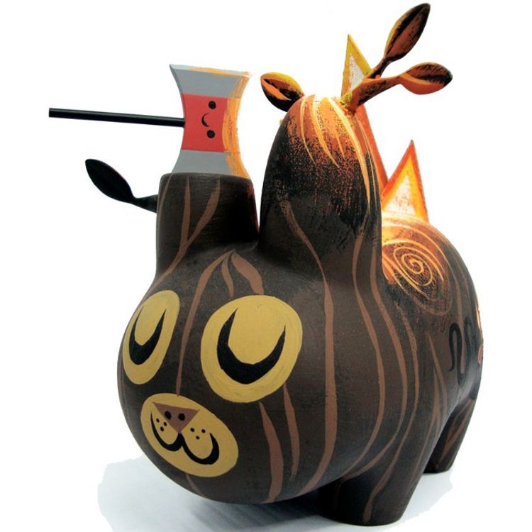 Wood Labbit - Burning by Amanda Visell