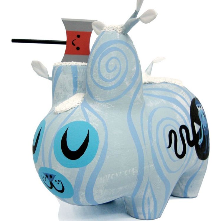 Wood Labbit - Ice by Amanda Visell