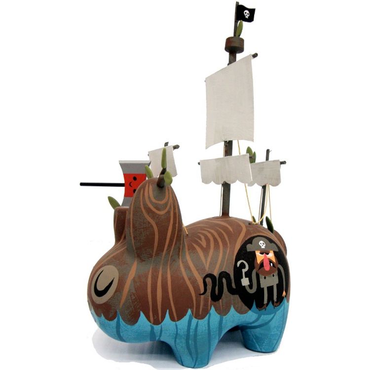 Wood Labbit - Pirate Ship by Amanda Visell