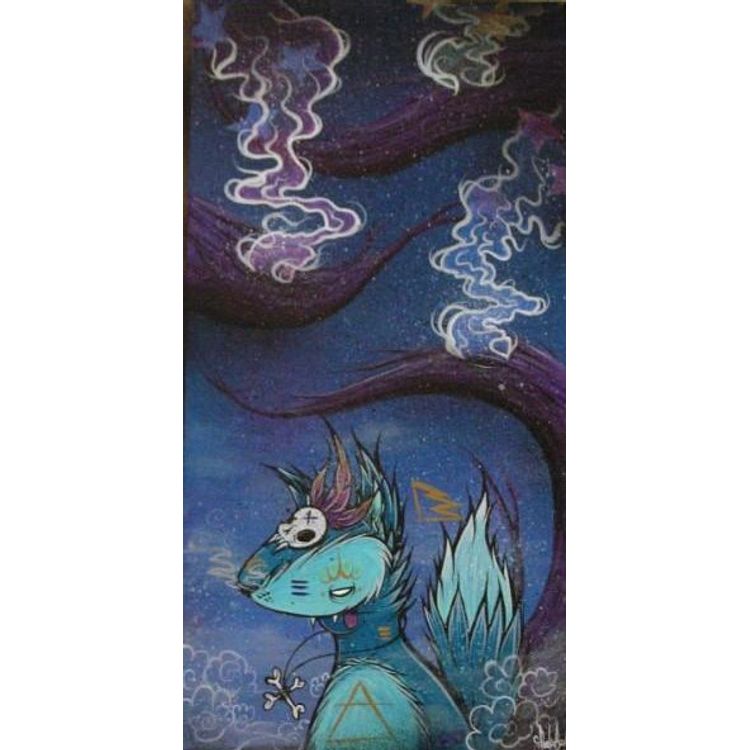 Chill Dog, Smokin Trees by Peekaboo Monster
