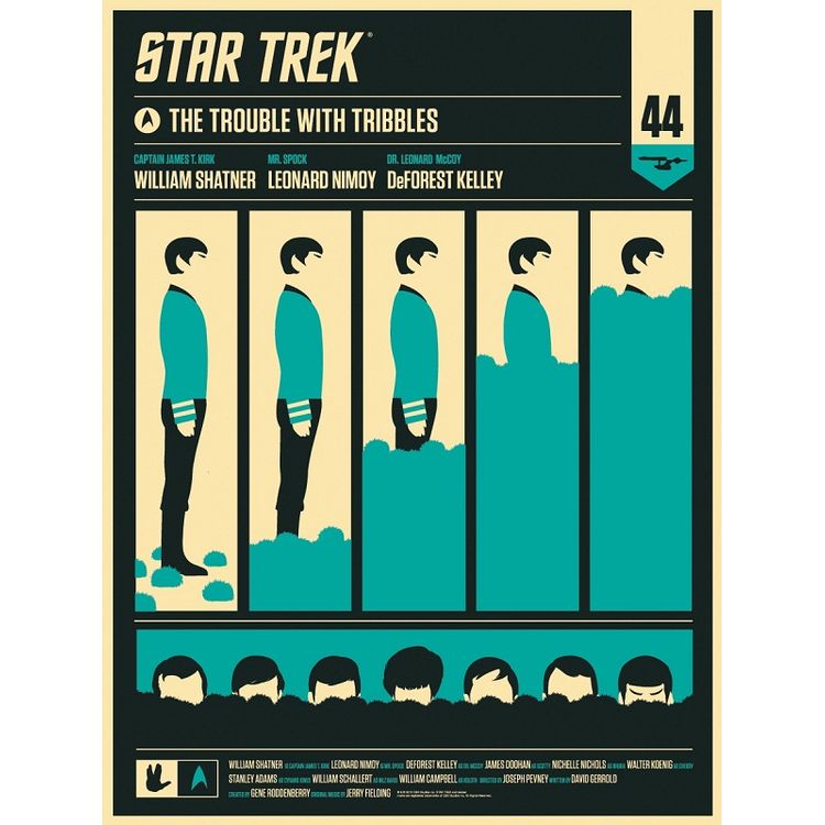 Trouble With Tribbles - Spock by Olly Moss
