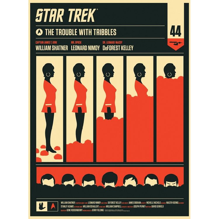 Trouble With Tribbles - Uhuru by Olly Moss