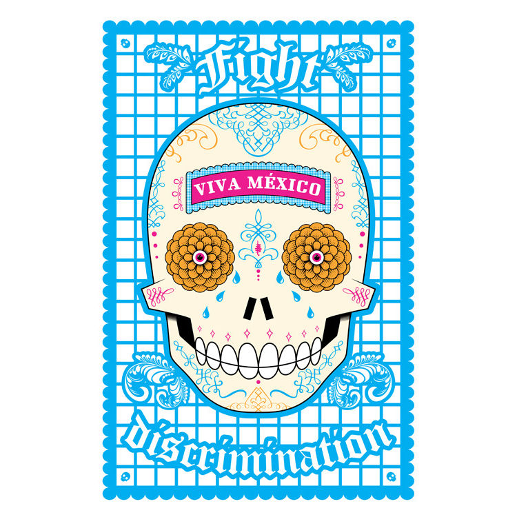 Viva Mexico: Fight Descrimination (Blue) by The Beast Brothers
