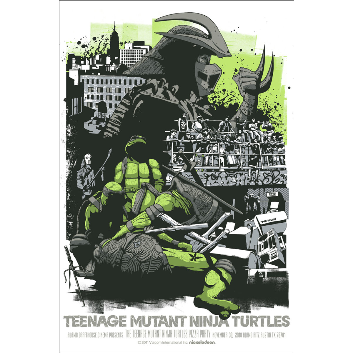 The Teenage Mutant Ninja Turtles Pizza Party