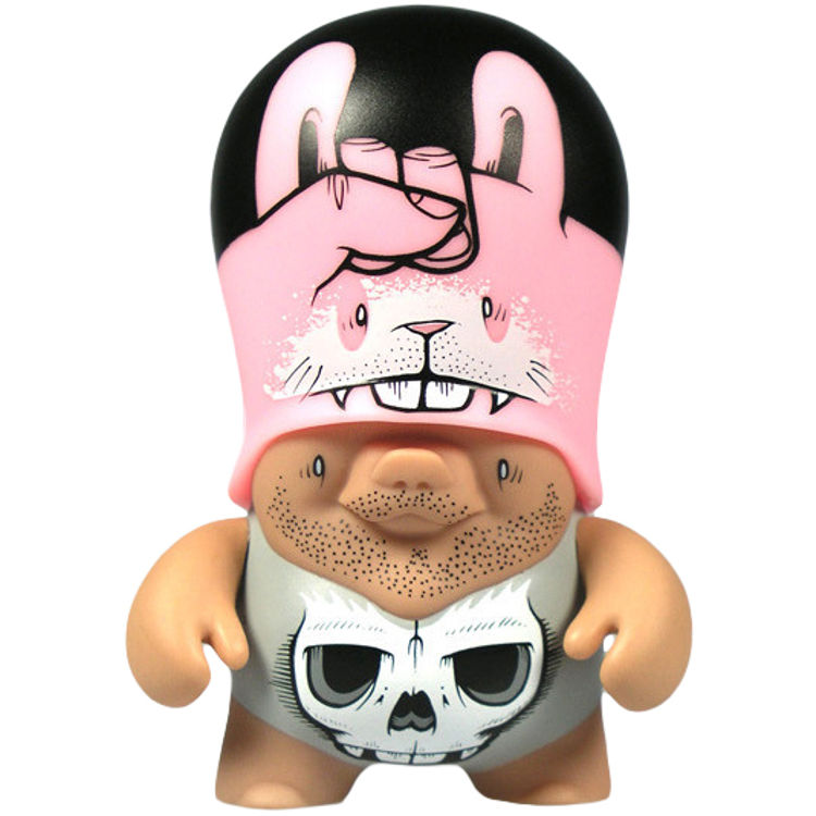 Silly Pink Bunny by Jeremy Fish