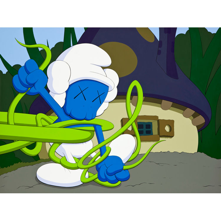 Kurf (Tangle) by Kaws (Brian Donnelly)