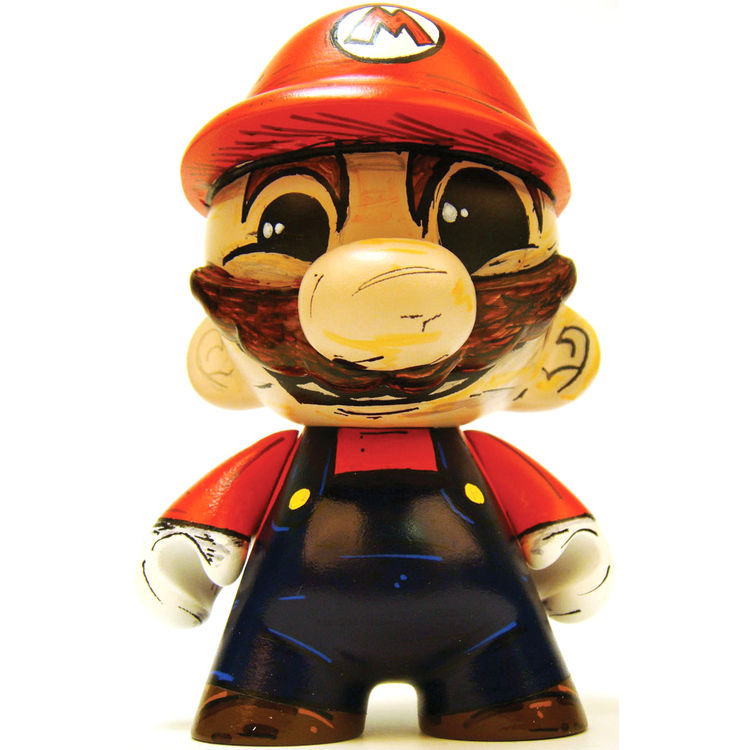 Mini-Munny Mario by NIkejerk (Jared Cain)