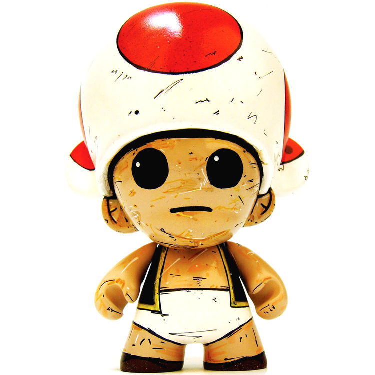 Mini-Munny Toad by NIkejerk (Jared Cain)