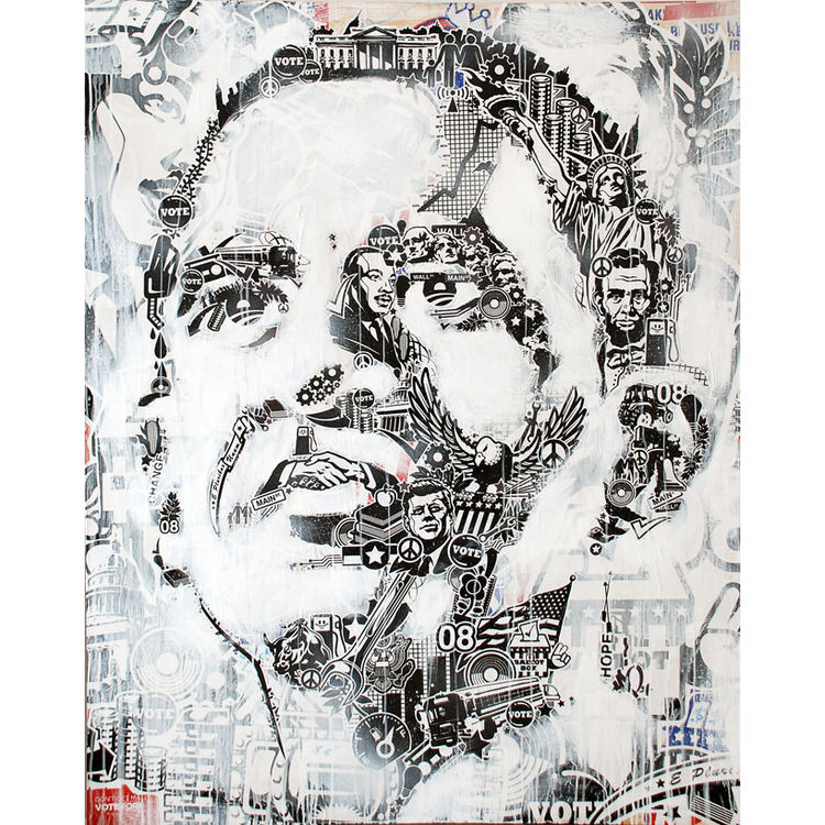 Obama Portrait by Tristan Eaton