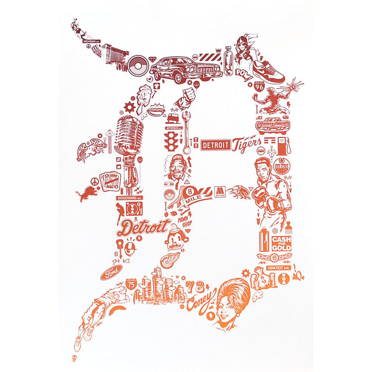 Detroit Love by Tristan Eaton