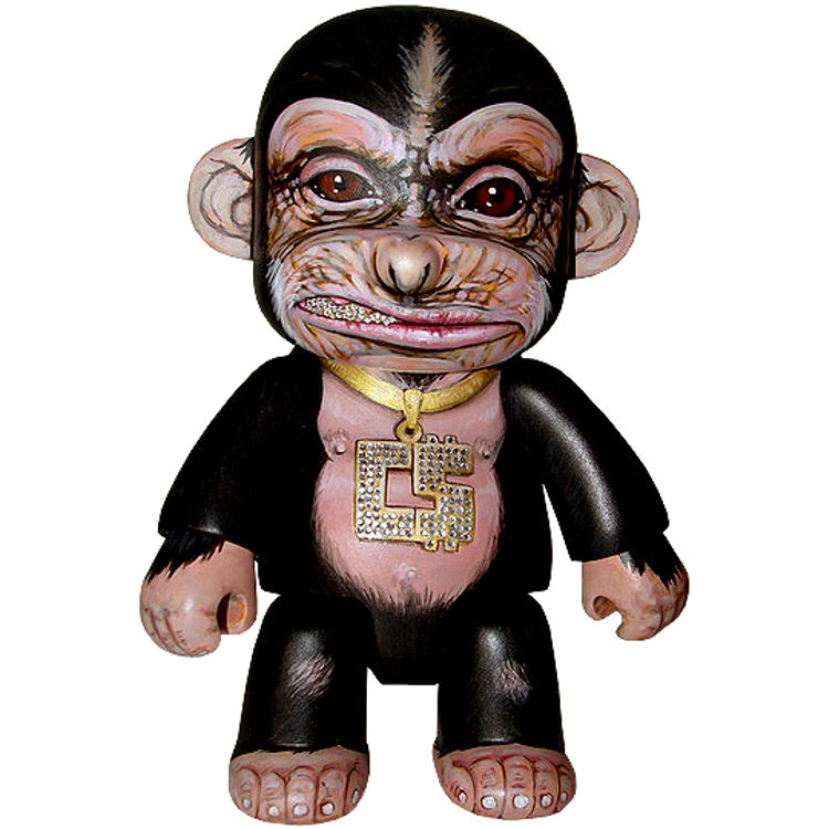 Untitled Monkey Qee by Monique Ligons