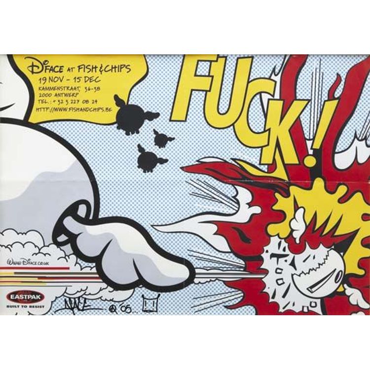Fuck Lichtenstein by D*Face (Dean Stockton)