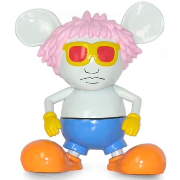 Andy Mouse - White by Keith Haring