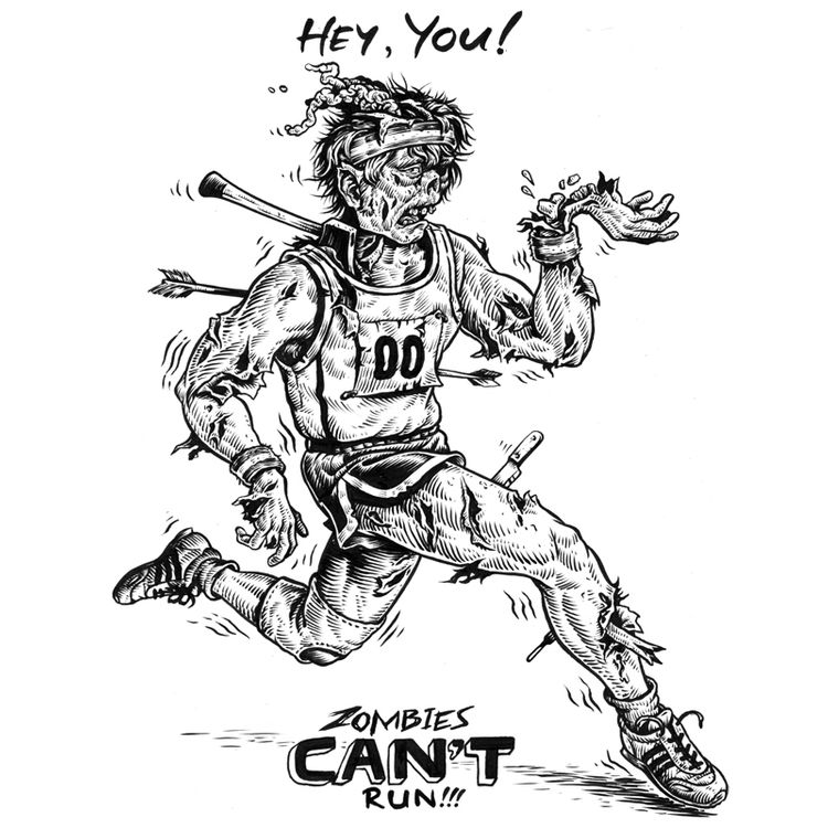 Zombie Runner by Johnny Crap (Jonathan Bergeron)