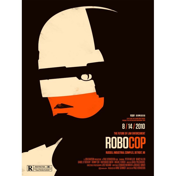Robocop by Olly Moss