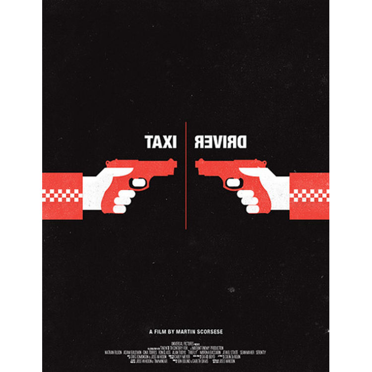 Taxi Driver by Olly Moss