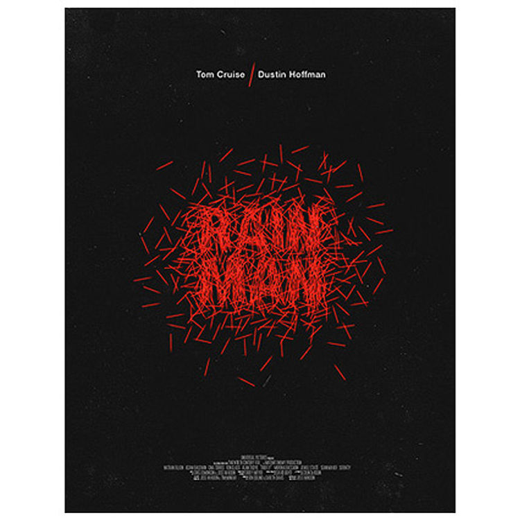 Rain Man by Olly Moss