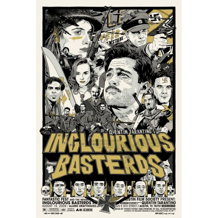 Inglourious Bastards - Gold Variant by Tyler Stout