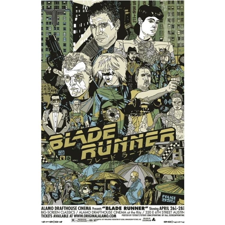 Blade Runner - Gold Variant by Tyler Stout