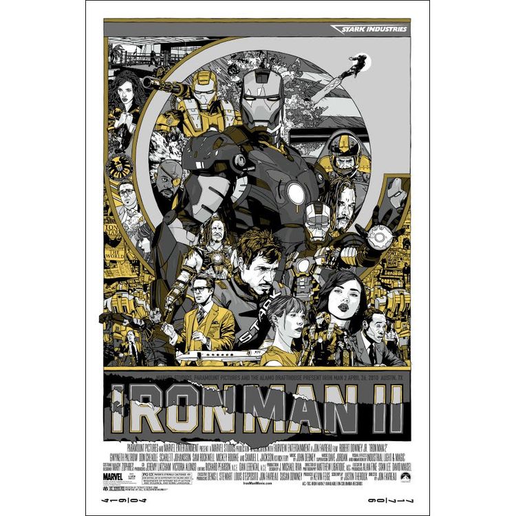 Ironman 2 - Gold Variant by Tyler Stout