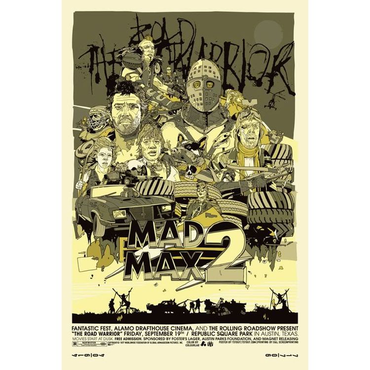 Mad Max 2 : The Road Warrior - Gold Variant by Tyler Stout