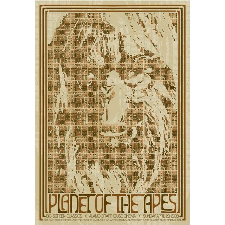 Planet of the Apes - Copper Ink Variant by Todd Slater