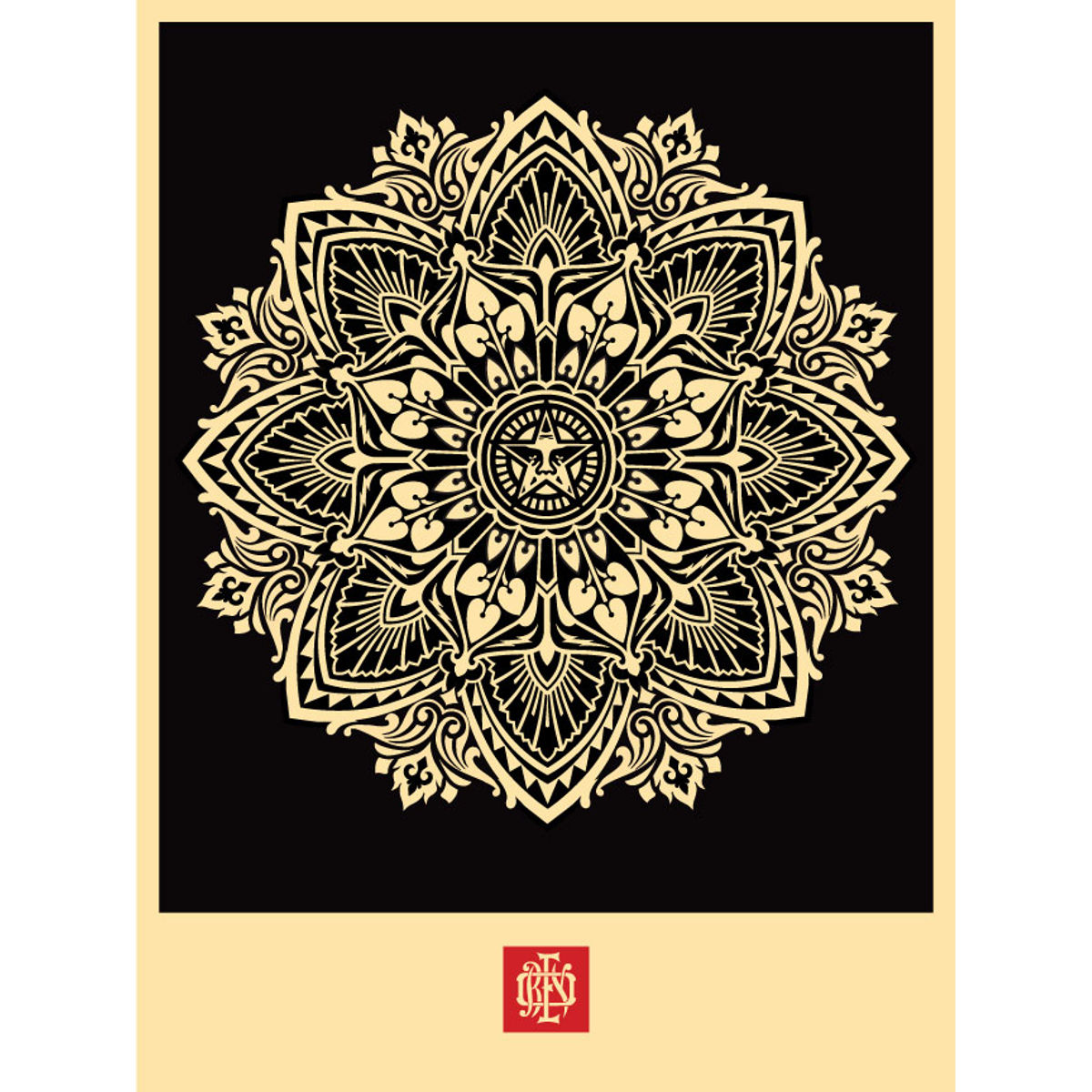 Manadala Ornament 2 - Black