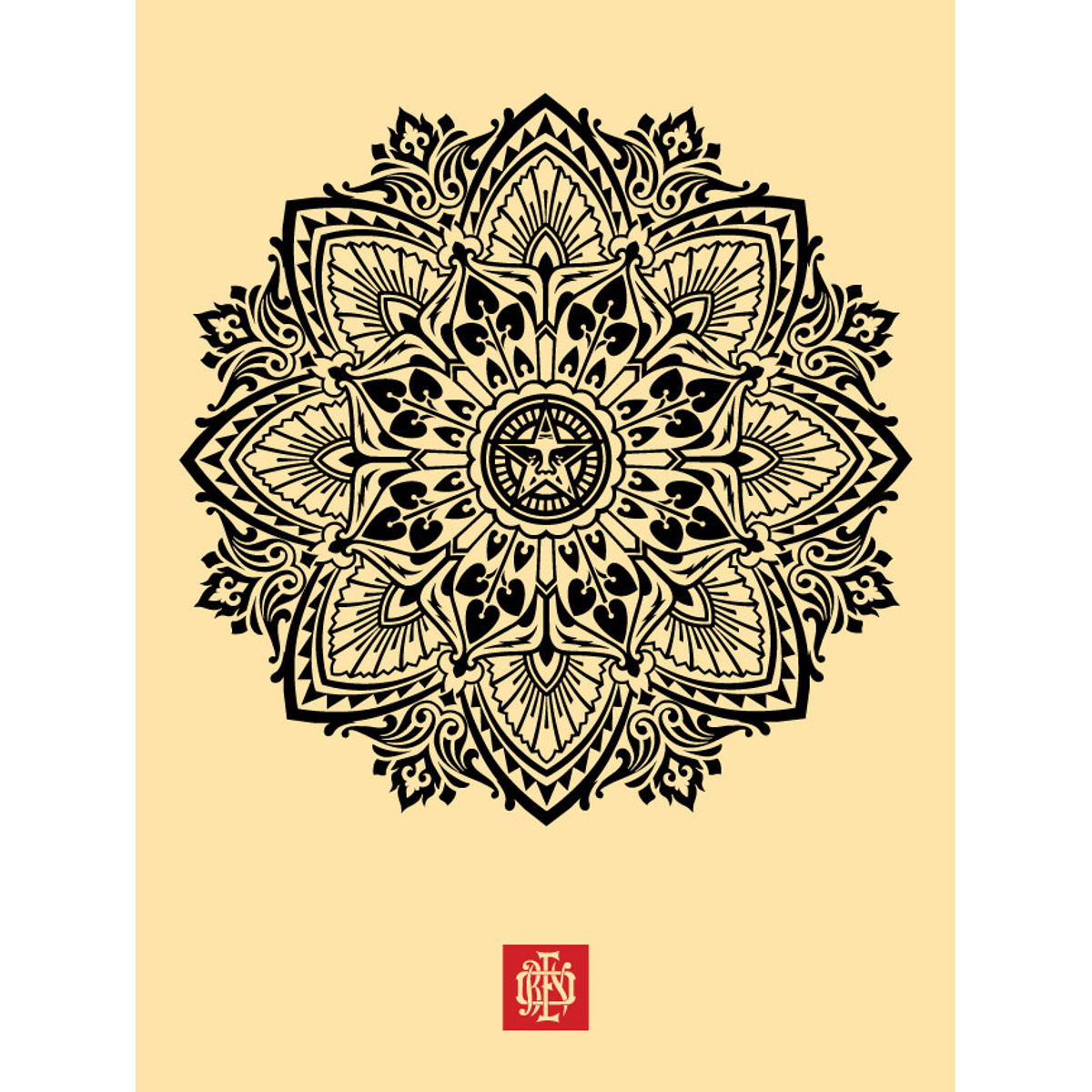 Manadala Ornament 2 - Cream