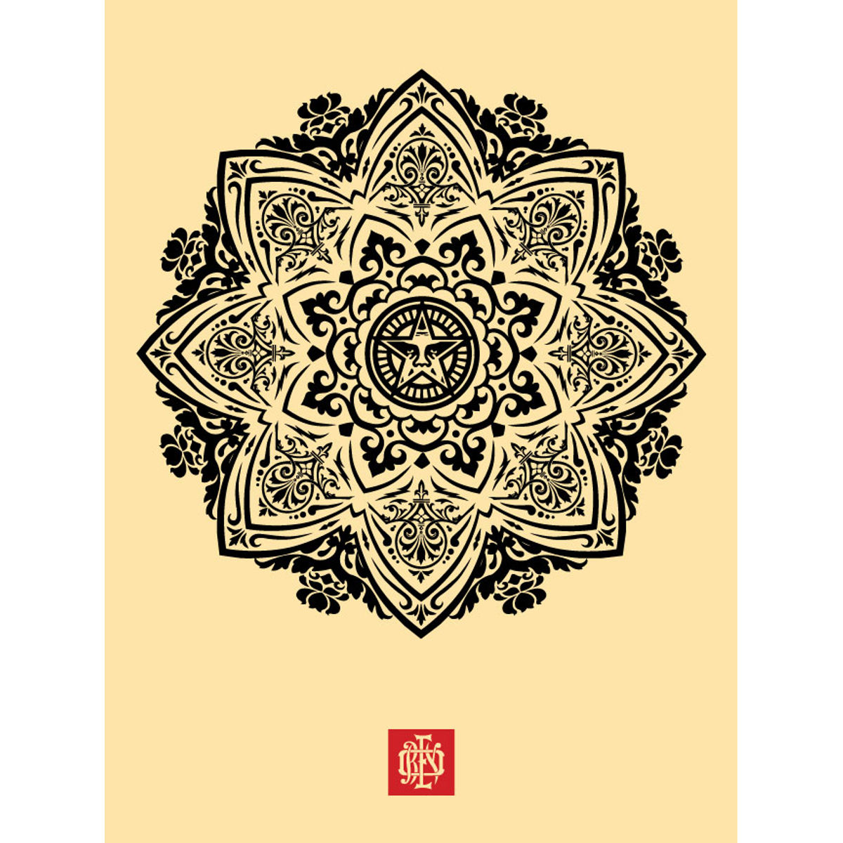 Manadala Ornament 1 - Cream