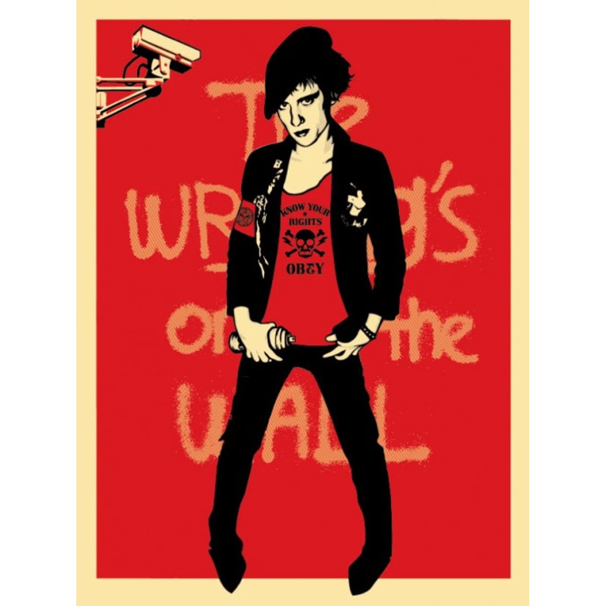 Writing on the Wall - Red