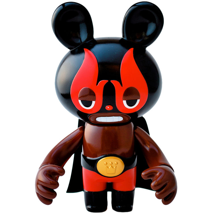 Lucha Bear - Black by Itokin Park