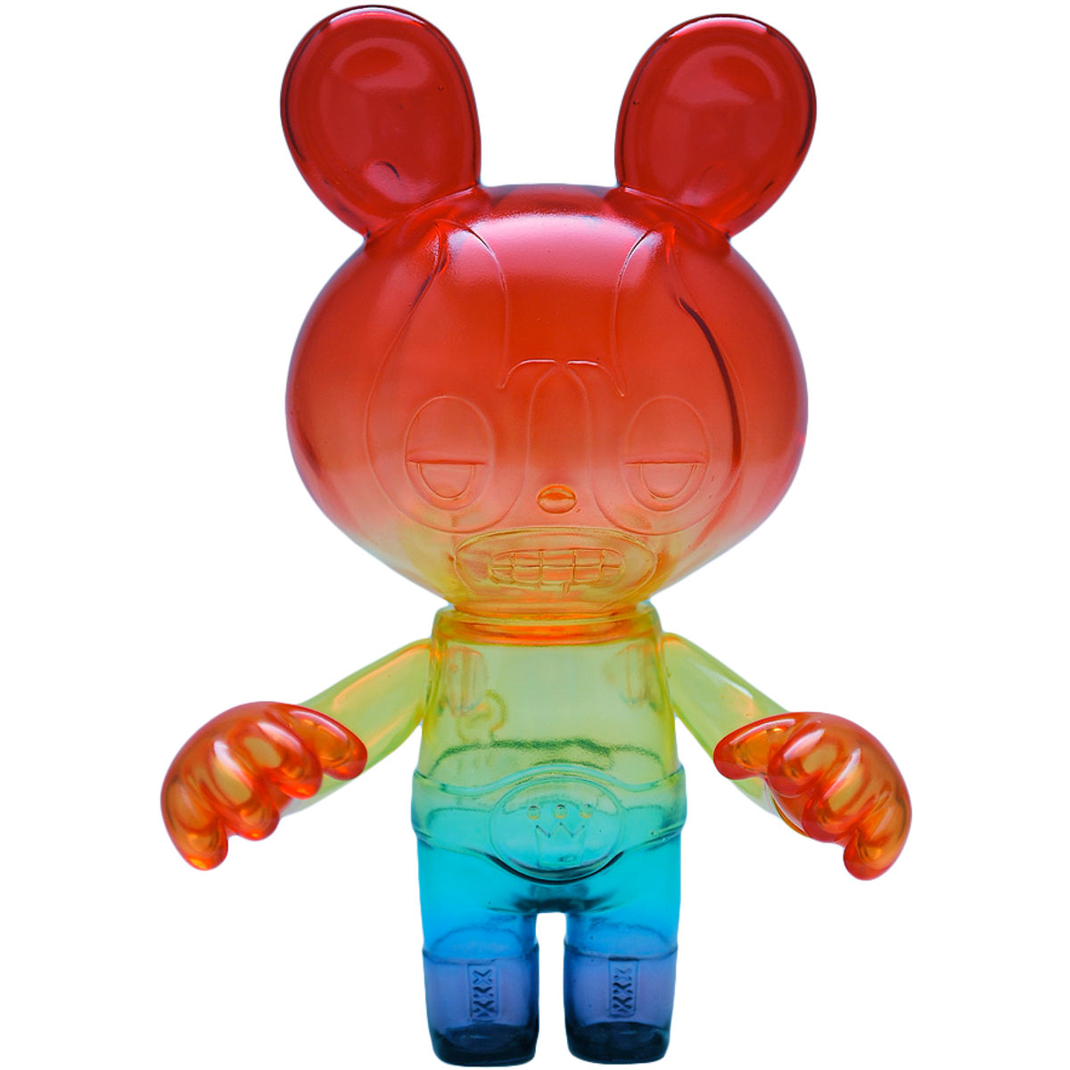 Lucha Bear - Clear Rainbow