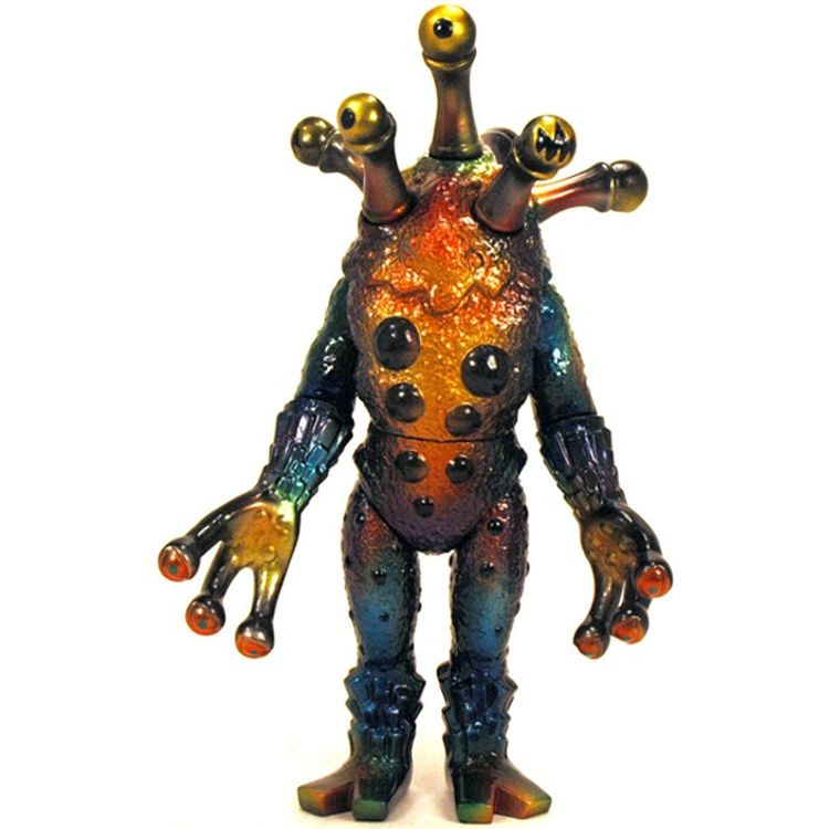 Gold and Blue with Six Eyes by Mark Nagata