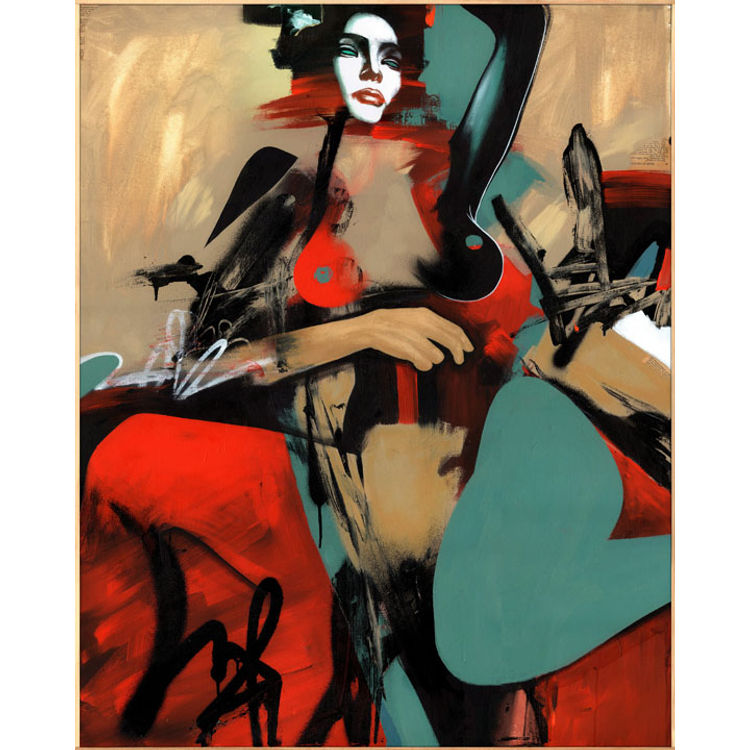Woman in Repose by Dave Kinsey