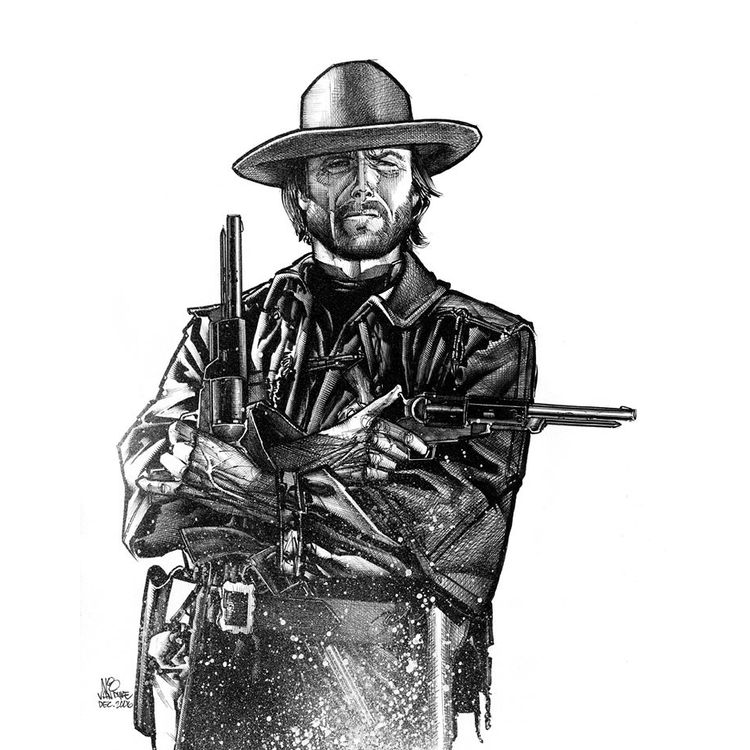 Clint Eastwood by Nate (N8) Van Dyke