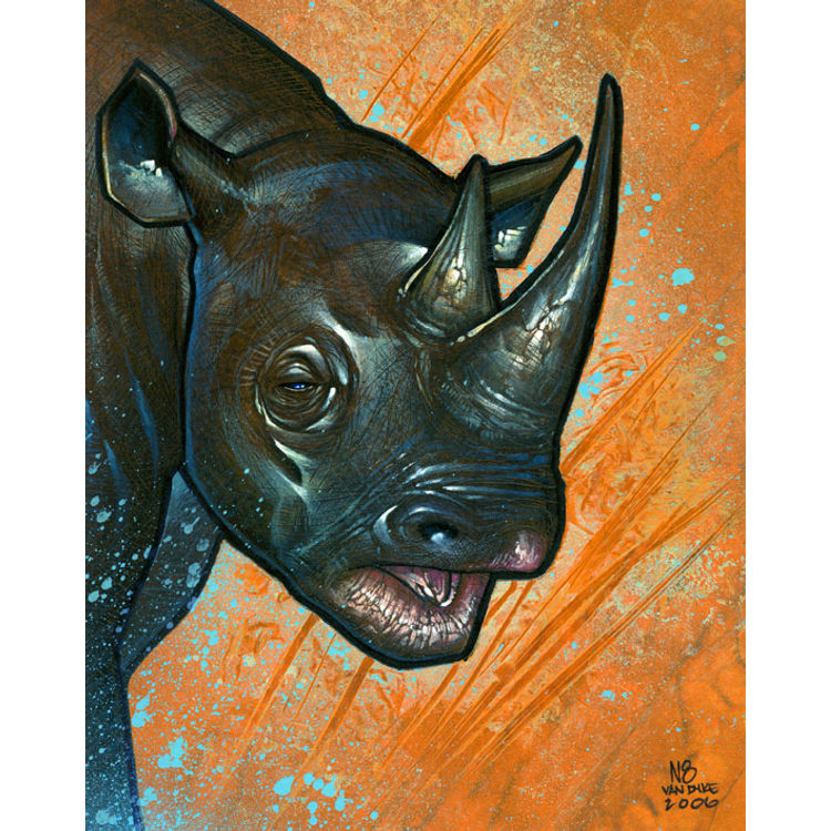 Black Rhino by Nate (N8) Van Dyke