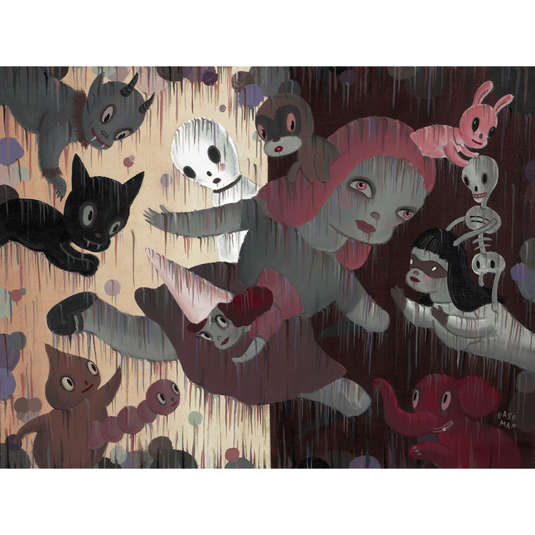 Imaginary Walls (2) by Gary Baseman