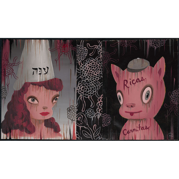 Spongecake and Pork (In Memoriam) by Gary Baseman