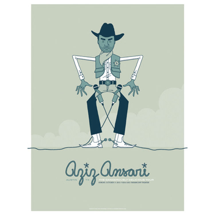 Aziz Ansari - Sick 'Em Up Austin by Invisible Creature