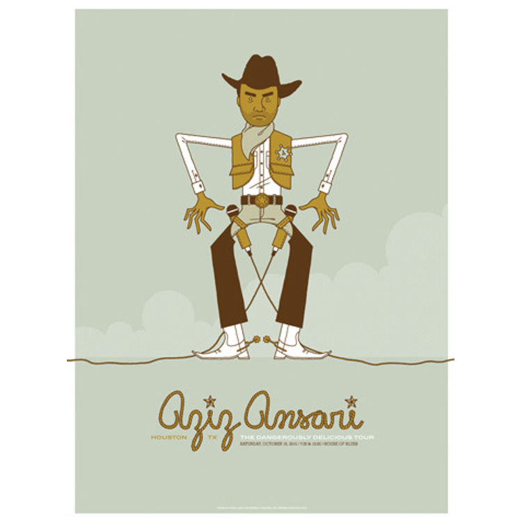 Aziz Ansari - Sick 'Em Up Houston by Invisible Creature