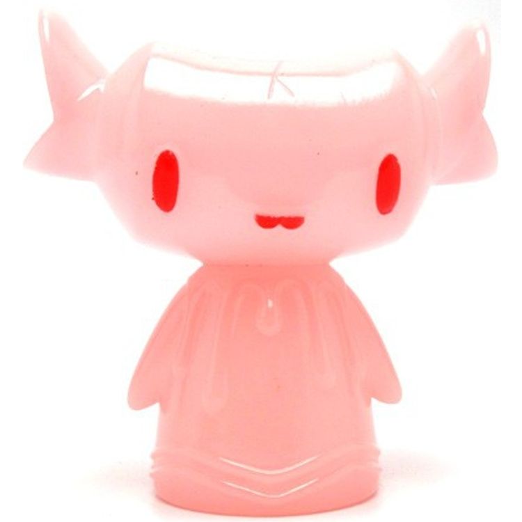 Pink Glow in the Dark Fenton by Brian Flynn