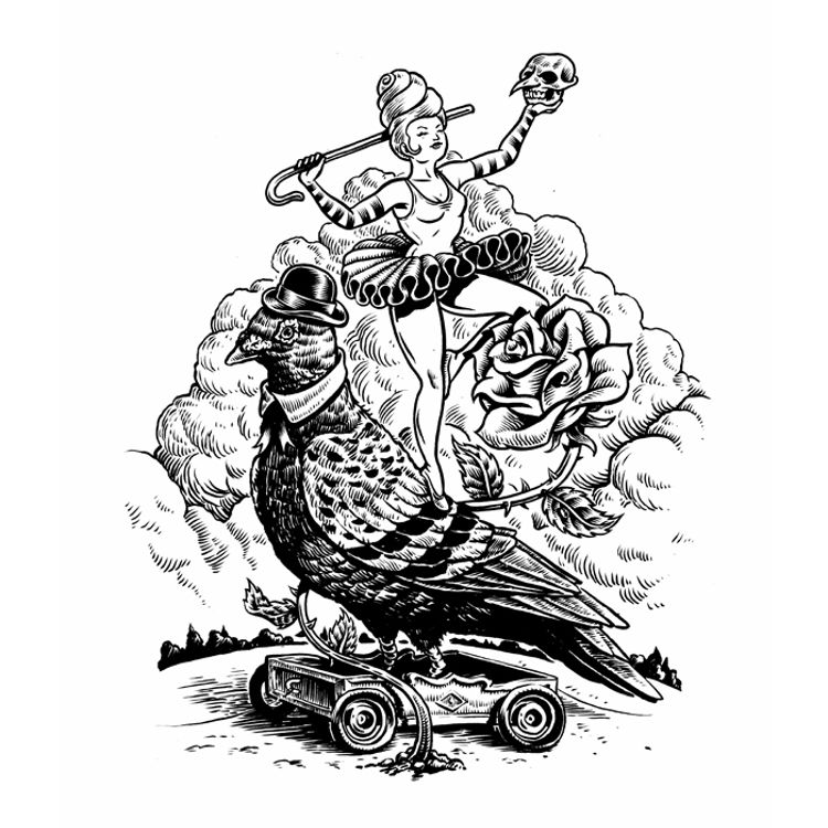 Sideshow Pigeon by Johnny Crap (Jonathan Bergeron)