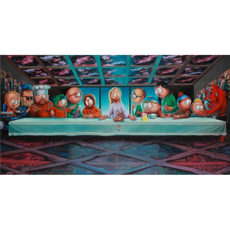 Last Supper in South Park by Ron English
