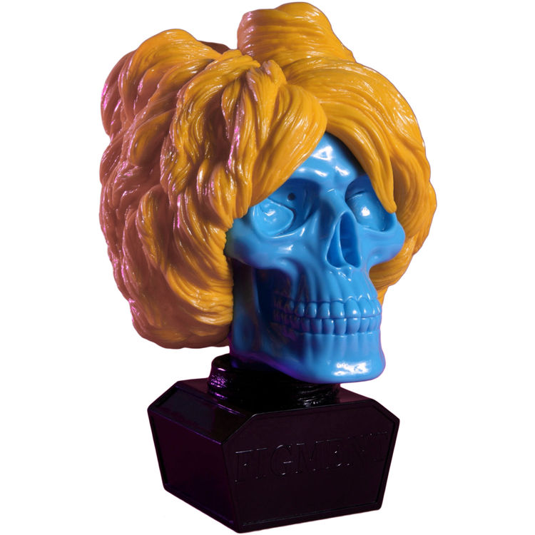 FIgment Bust - Blue/Yellow by Ron English
